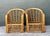 Vintage Stacked Rattan Lounge Chairs - Pair For Sale - Image 11 of 12