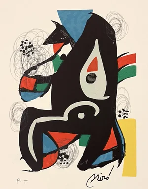 Joan Miró, The Acid Melody, 1980, Original Lithograph