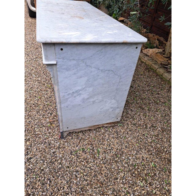 Carrara Marble Bakery Counter For Sale - Image 4 of 9