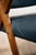 1960s Vintage Lounge Chair in Wood and Blue Skai from Dal Vera, 1950s For Sale - Image 5 of 16