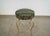 1960s 1960’s Hollywood Regency Swivel Brass & Velvet Vanity Stool For Sale - Image 5 of 12