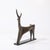 Mid-Century Modern Mid-Century Modernist Bronze Deer Sculpture Signed Aharon Bezalel For Sale - Image 3 of 17