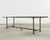 Industrial English Industrial Style Iron Pine Plank Dining Table For Sale - Image 3 of 12