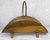 Vintage English Regency Brass Lions Paw Fireplace Firewood Log Holder For Sale - Image 4 of 10