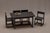 Elegant minimalist dining set designed by Hugo Svensson for Bjärnums Möbelfabrik, Sweden, circa 1960s. Crafted from solid...