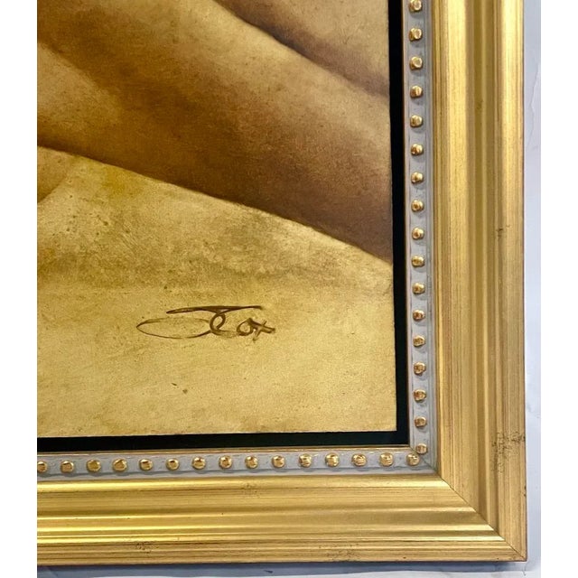 Vintage Art Deco Recumbent Figure Painting For Sale In Atlanta - Image 6 of 7