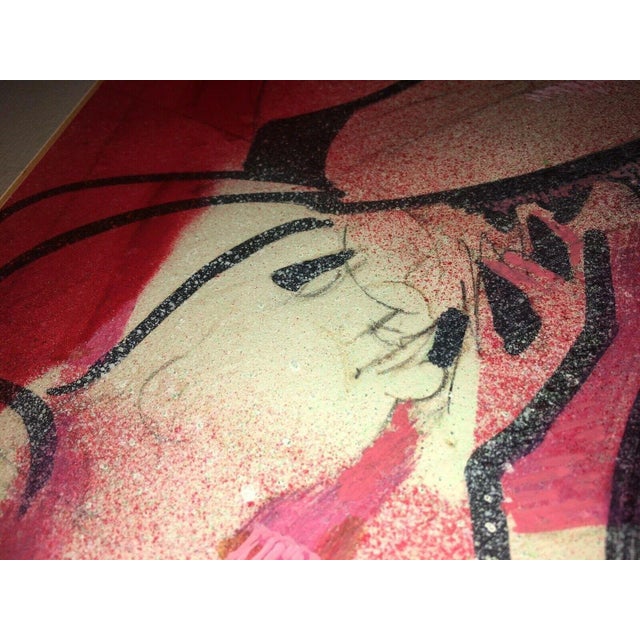Nude, Three Women Lovemaking, Mixed Media For Sale - Image 4 of 13