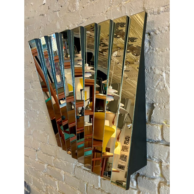 1960s Slopes Style Sculptural Mirror in the Style of Neal Small For Sale - Image 4 of 5