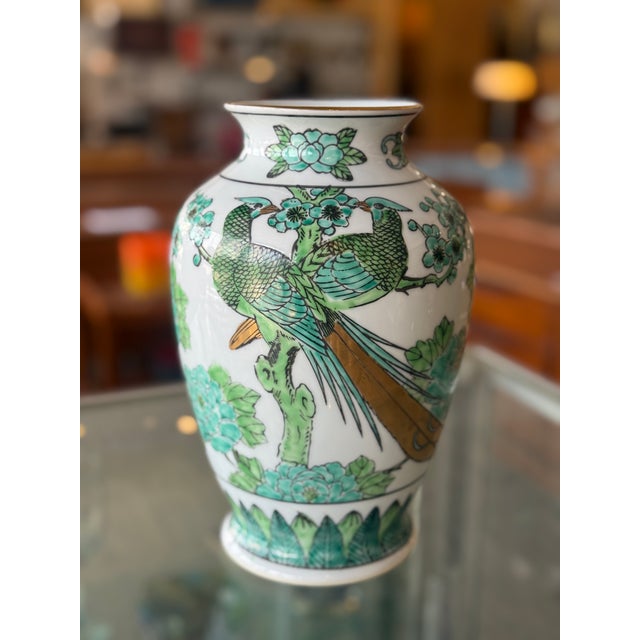 Gold Imari Hand Painted Porcelain Vase For Sale In Charleston - Image 6 of 8