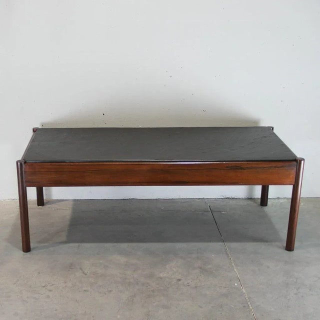 1950s Nordic Wooden Coffee Table For Sale - Image 5 of 5