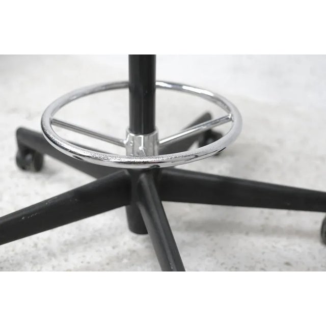 Leather and Steel Swivel Stools by George Nelson for Vitra, 2001, Set of 2 For Sale - Image 13 of 18