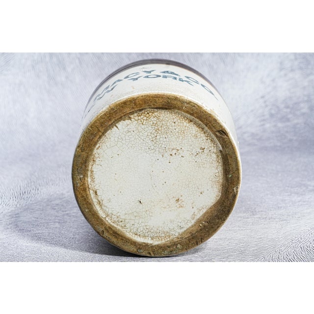 Antique 19th Century Whiskey Stoneware Jug r.h. Macy & Co. New York Label For Sale - Image 13 of 13