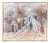 Kai Nielsen, Bygatan, Framed, 1950s, Oil Painting on Panel, Framed For Sale