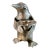 Restoration Hardware Metal Penguin Candle Holder For Sale