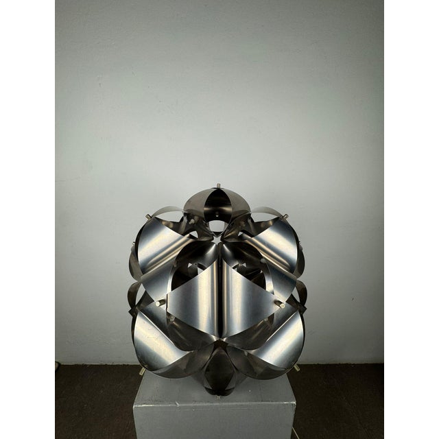 Aluminum Table Lamp, 1970s For Sale - Image 9 of 18