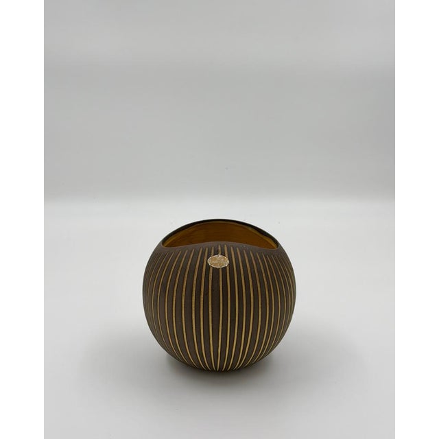 1950s Mid-Century Modern Kokos Ceramic Vase by Hjördis Oldfors for Upsala-Ekeby, Sweden, 1950s For Sale - Image 5 of 5