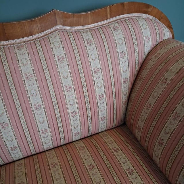 Wood Biedermeier Cherrywood Sofa, 19th Century For Sale - Image 7 of 18