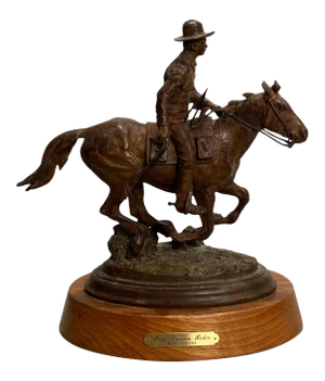 20th Century Realist Pony Express Rider by Keith Christie