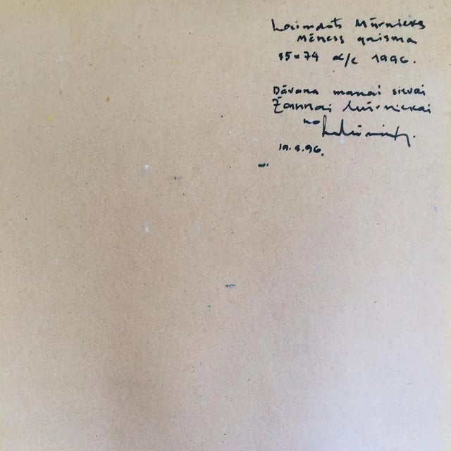Laimdots Murnieks had a significant influence on the development of Latvian painting at the end of the 20th century. His...