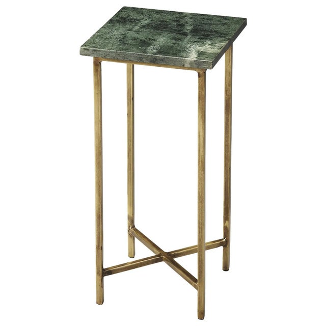 Contemporary Versilia Green Marble Scatter Table, Green For Sale - Image 3 of 3