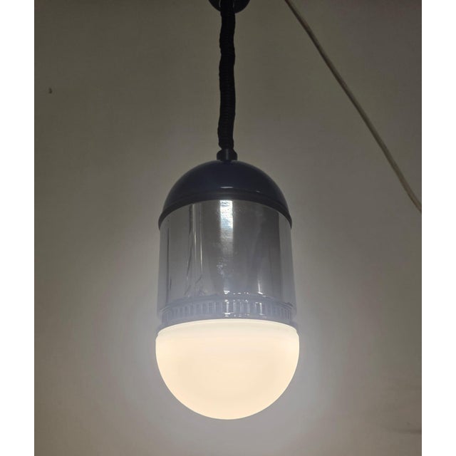 Metal Sisten Series Pendant by Gianni Celada for Fontana Arte, 1974 For Sale - Image 7 of 15