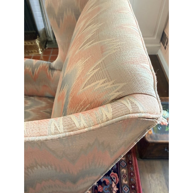 1960s Vintage Hickory Chair Wingback For Sale - Image 5 of 8