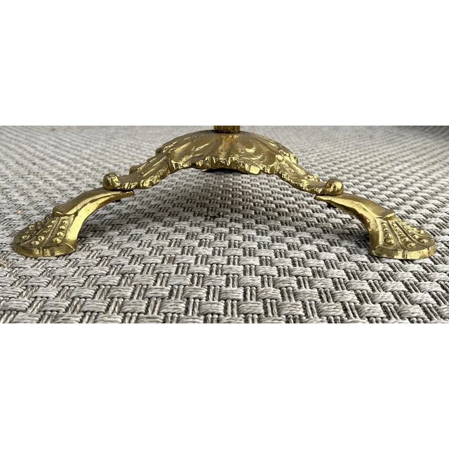 Victorian Style Brass Free Standing Coat Rack with Horses Decoration, 1960s For Sale - Image 10 of 12