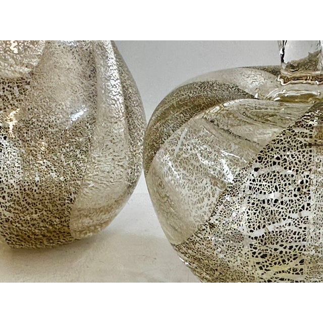 Murano Glass Apple and Pear by Seguso Viro, Italy, 1990s, Set of 2 For Sale - Image 9 of 17