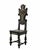 Antique Wooden Chair with Grotesque Inlays and Ivory Figures by Ferdinando Pogliani, Italy, 1890s For Sale - Image 10 of 10