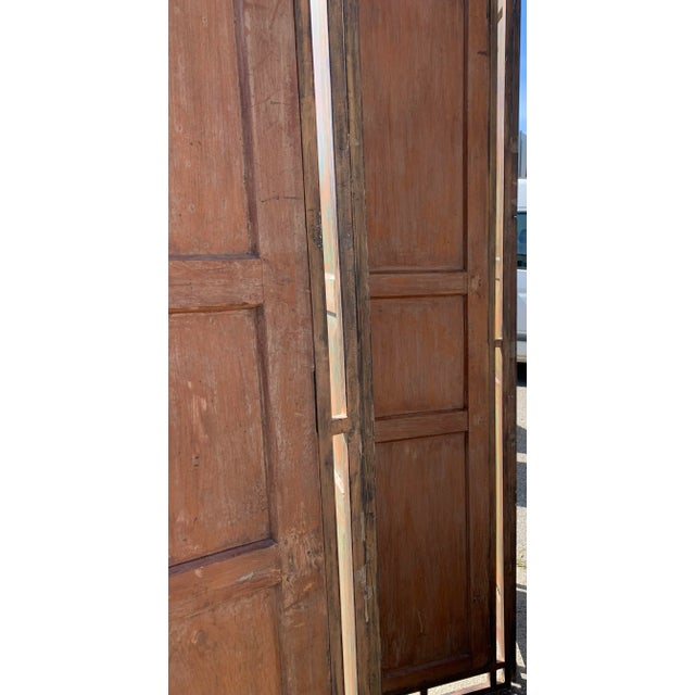 Screens With 19th Century Walnut Doors For Sale - Image 4 of 5