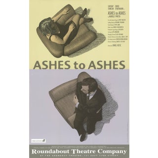 1996 Scott McKowen 'Ashes to Ashes' Advertising Green,Gray,White,Yellow,Purple,Brown,Blue Usa Offset Lithograph For Sale