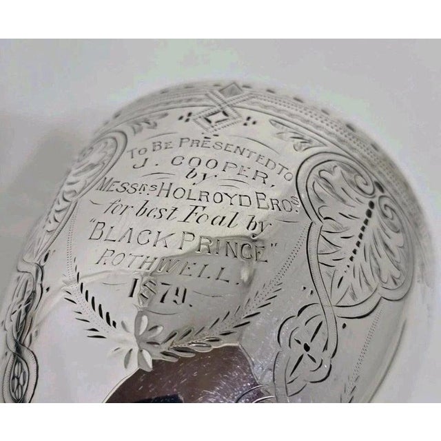 Antique Victorian Sterling Silver Chalice from Roberts & Belk, Sheffield, 1877 For Sale - Image 15 of 18