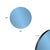 Balducci Round Sapphire Blue Mirror Small For Sale In Chicago - Image 6 of 8