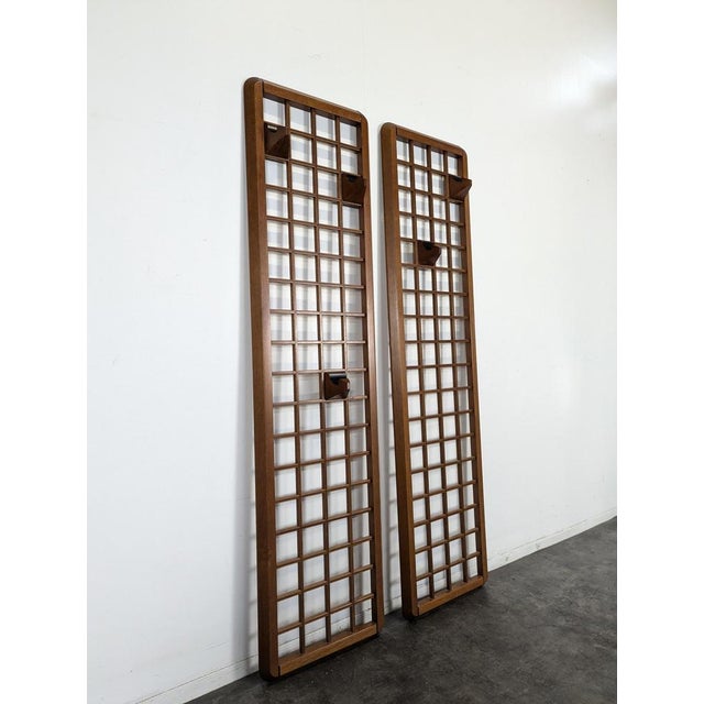 Vintage Italian Modular Coat Racks, Set of 2, in Very Good conditions.