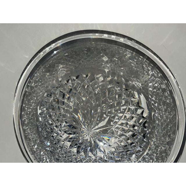 Decorative Plate in Montcenis Crystal, 1800s For Sale - Image 13 of 15