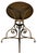 Burnt Umber Antique French Outdoor Cafe Table For Sale - Image 8 of 9