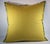 Blue and Yellow Belgium Linen Throw Pillow For Sale - Image 12 of 13