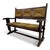 Vintage French Rush Seat Bench, 1950s For Sale - Image 16 of 17