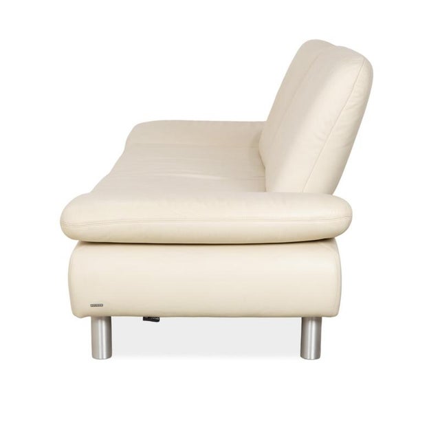Rivoli 3-Seater Sofa in Cream Leather from Koinor For Sale - Image 13 of 14