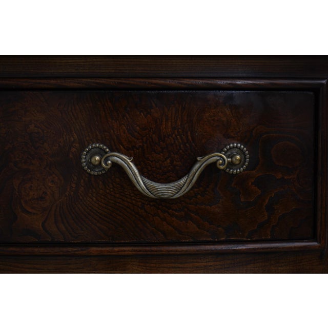 Henredon Marble Top Dresser W. Large Mirror For Sale - Image 11 of 18