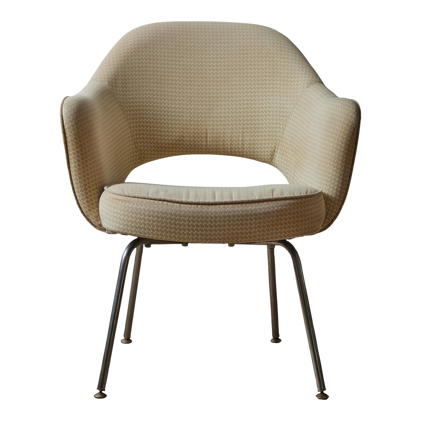 Saarinen Executive Armchair With Metal Legs for Knoll Chairish