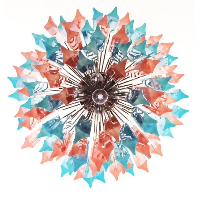 Vintage Murano Chandelier, 1980 For Sale - Image 6 of 16