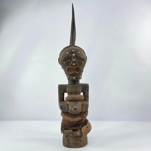 Early 20th Century Early 20th Century Songye Nkishi Kifwebe Power Figure For Sale - Image 5 of 9