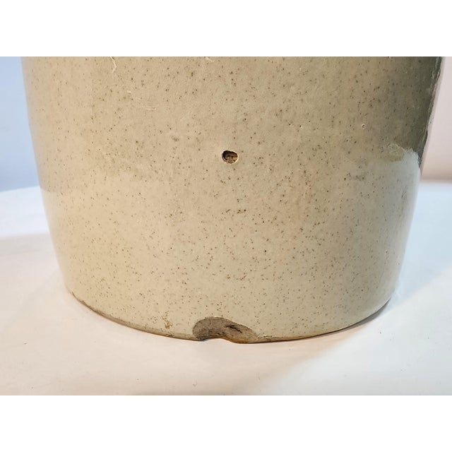 This antique beauty has minor chips from age but still very useful and beautiful. It has that beautiful neutral beige...