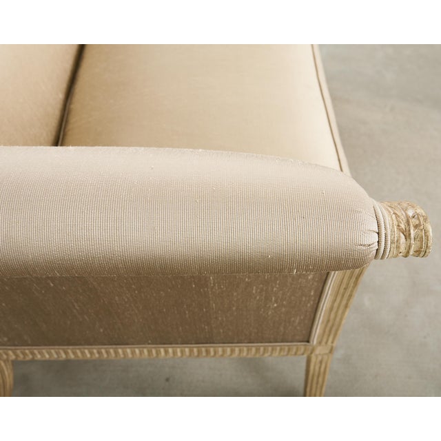 Sally Sirkin for Robert Scott Regency Style Flared Sofa For Sale - Image 13 of 18