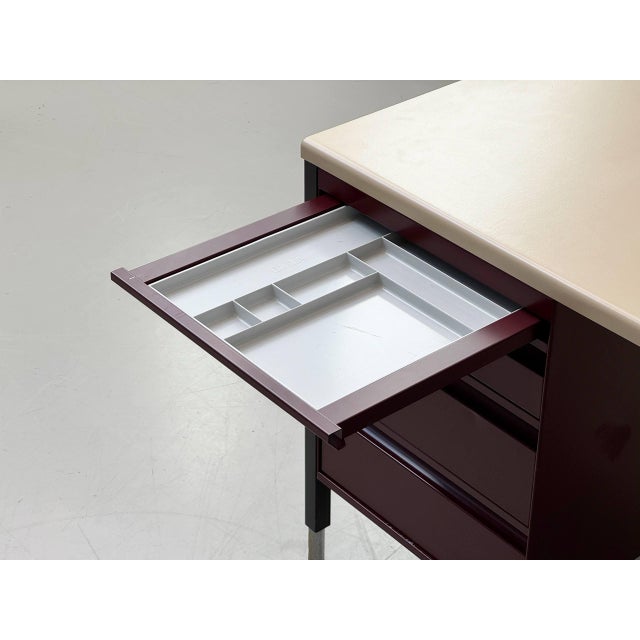 Bigla Desk in Tubular Steel with Metal Frame, 1970s For Sale - Image 4 of 18