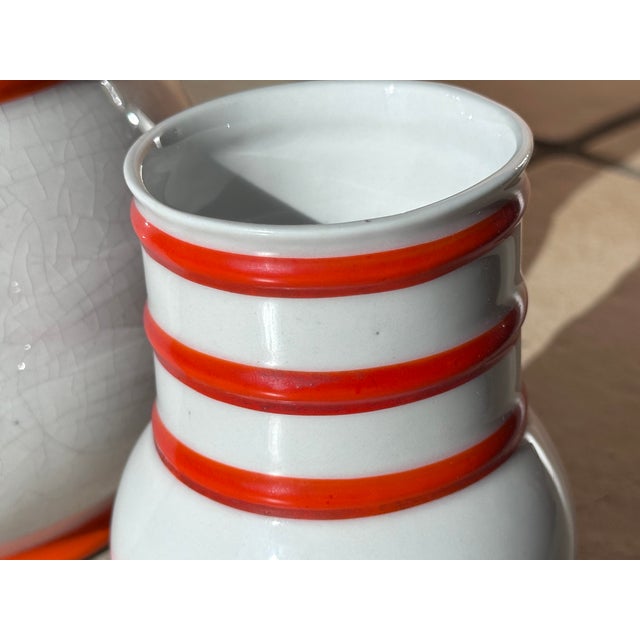 Ceramic Art Deco Sculptural Ceramic Vases from Carstens Gräfenroda, Germany, 1930s, Set of 5 For Sale - Image 7 of 18