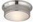 Thomas O'Brien for Visual Comfort Signature Calliope Marine Flush Mount in Polished Nickel For Sale