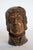 Early 20th Century Hand Carved Wooden Head Scutlpture For Sale In Oklahoma City - Image 6 of 13