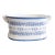 Vintage Italian Blue & White Porcelain Foot Bath Jardiniere Centerpiece For Sale